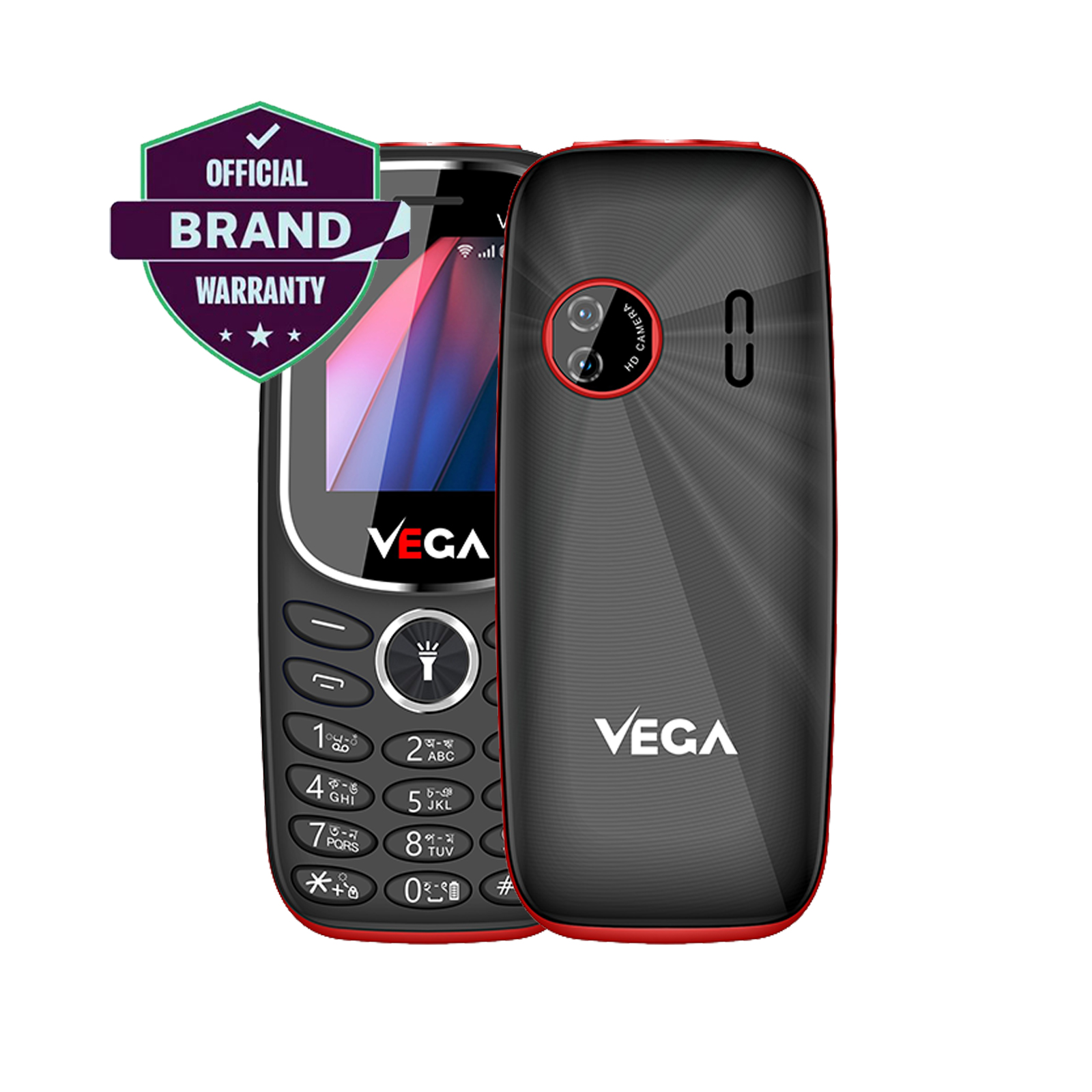 Vega V31 Dual SIM 1000 phone book  super strong  1000 mah battery Feature Button Mobile Phone. 
