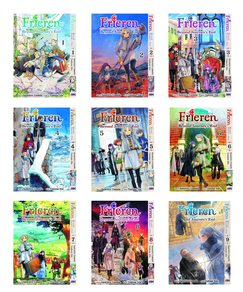 Frieren : Beyond Journey's End Manga Volume 1-9 English Version Comic New high quality  (9books set). 
