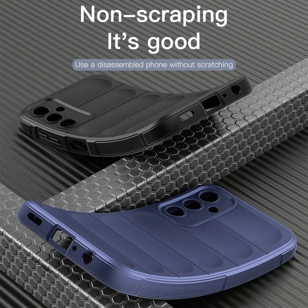 For Realme Note 60 Case Soft Anti Slip Wavy Silicone Vintage For Realme Note60 Back Cover. 