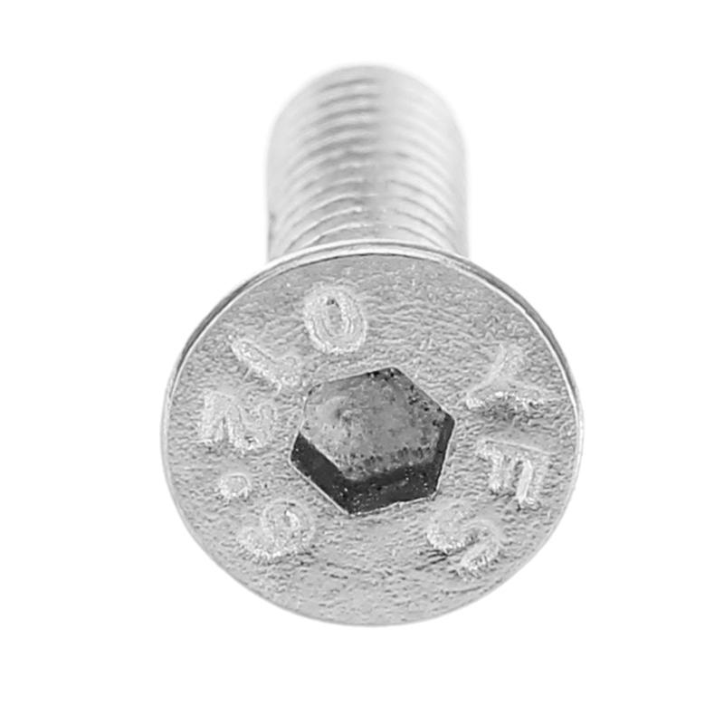 Suleve M3ASH5 10Pcs M3 12.9 grade alloy steel countersunk head hexagon socket screws nickel plated nickel surface treatment[10mm] - 10MM. 