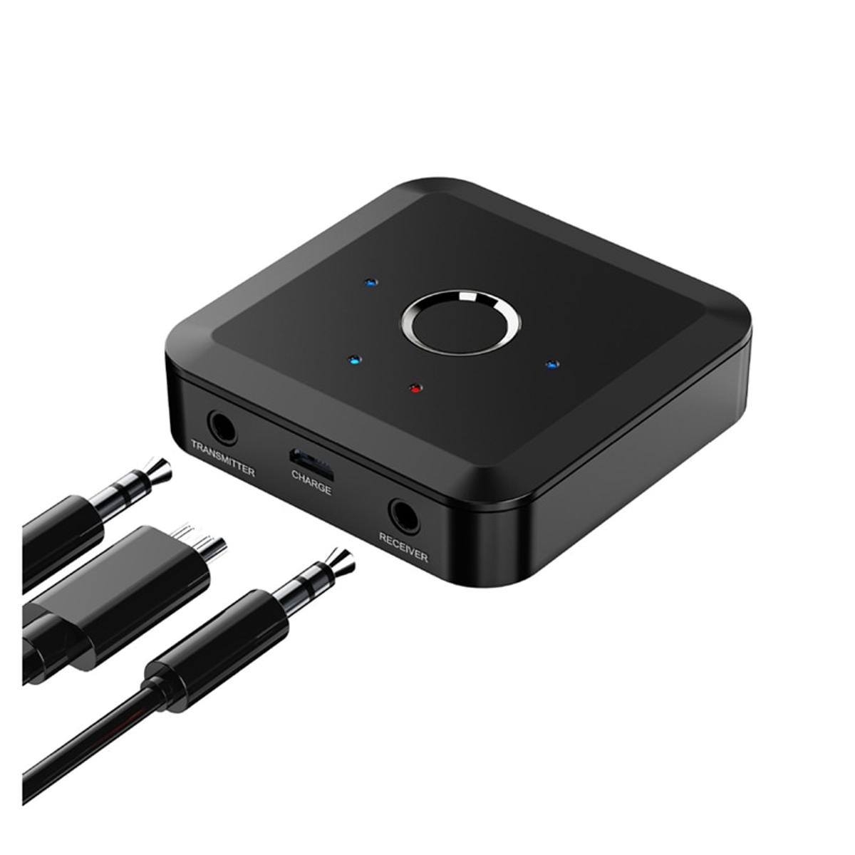 2 In 1 Bluetooth 5.2 24Bit 96Khz 3.5MM AUX Aptx Audio Transmitter Receiver Adaptive LL HD Wireless Adapter For TV PC Car