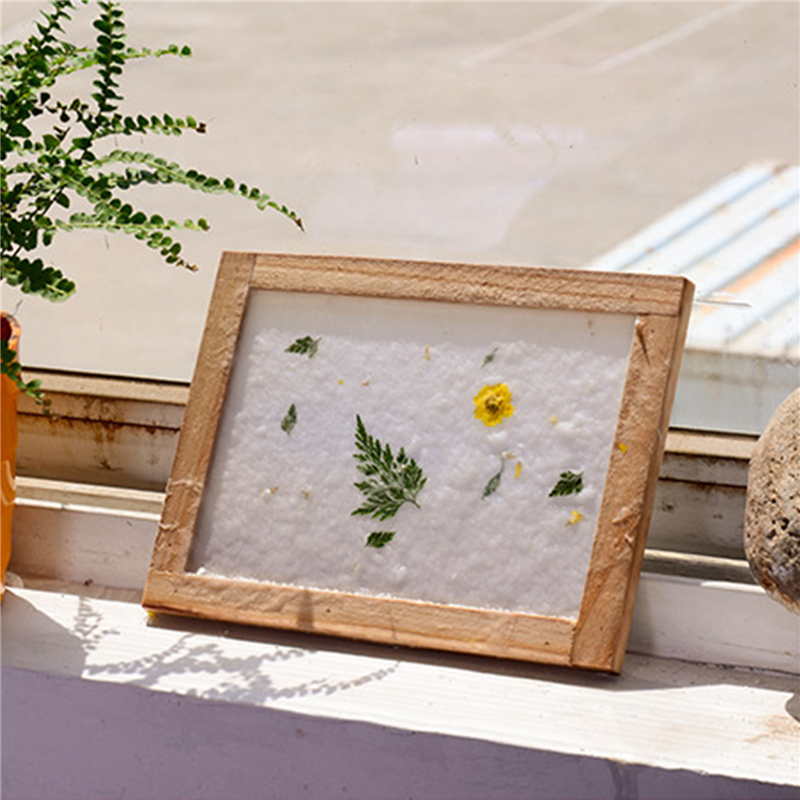Paper Making Frame Screen DIY Wood Paper Making Papermaking Mould Crafts Handcraft Paper Recycling Tool Wooden Deckle Multi-size Amour zii. 