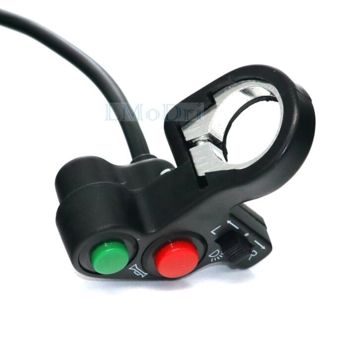 Motorcycle Handlebar Switch Electric Bike Scooter Horn Turn Signals on/off Button Light Switch. 