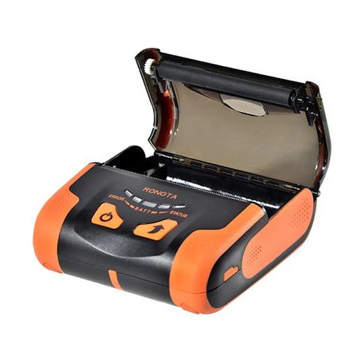 Rongta RPP300BU Portable Mini 80mm Pocket Mobile POS Thermal Receipt Printer with Bluetooth+USB interfaces (Orange-Black Color). 