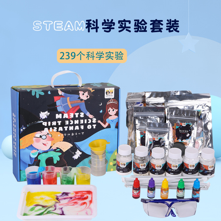 STEAM Kids Toys Gift Experiment Set, Chemistry Experiment Set, Science Experiment Playset. 