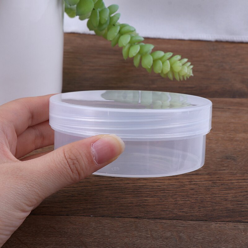 【happy one】150 Translucent Plastic Container Box for Slime Mud DIY Slime Box Storage Box Bottle with Lid Slime Tool. 