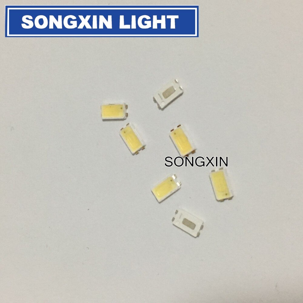 【happy one】200pcs FOR SAMSUNG High Power 5630 LED Television Backlit Diode SMD 5630 LCD 0.5W 3V Cool White TV Backlight. 