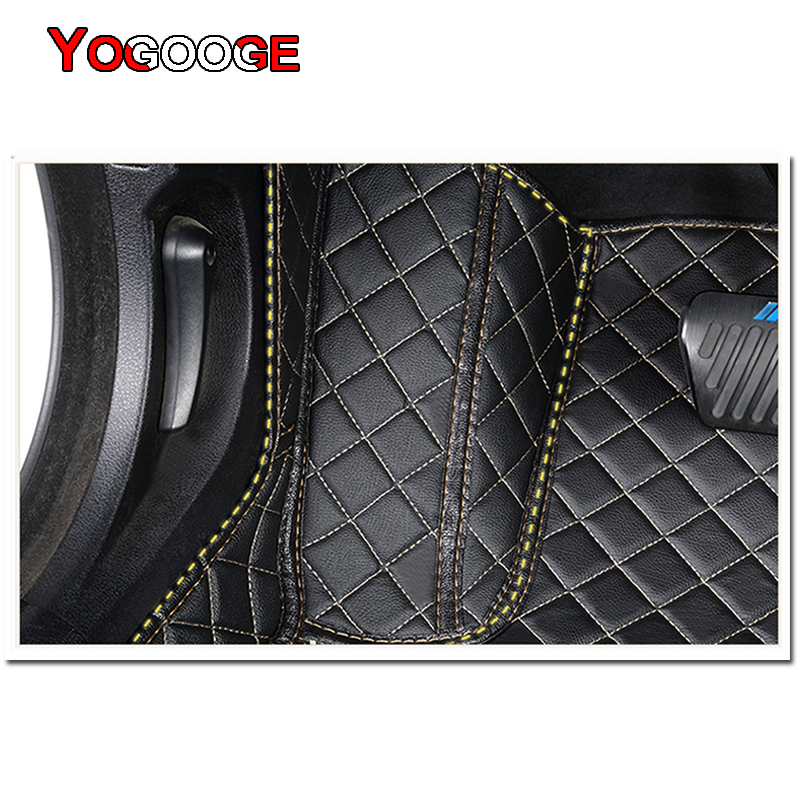 YOGOOGE Car Floor Mats For Audi A4 B6 B7 B8 B9 Foot Coche Accessories Auto Carpets. 
