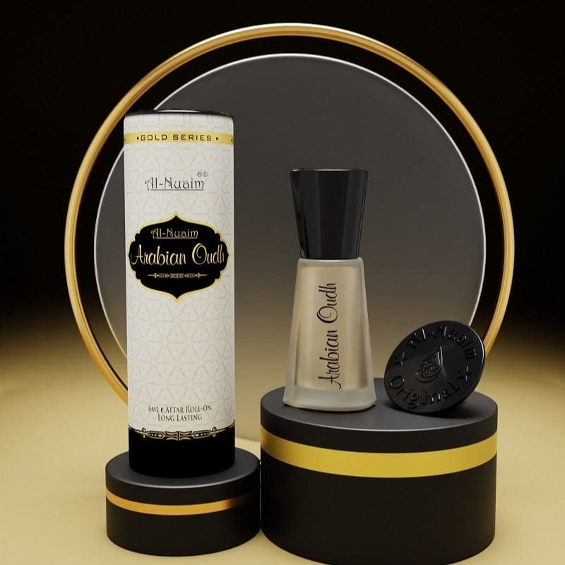 Al Nuaim Desire Black Roll On Attar Non Alcoholic Long Lasting Perfume - 6Ml - Ator. 