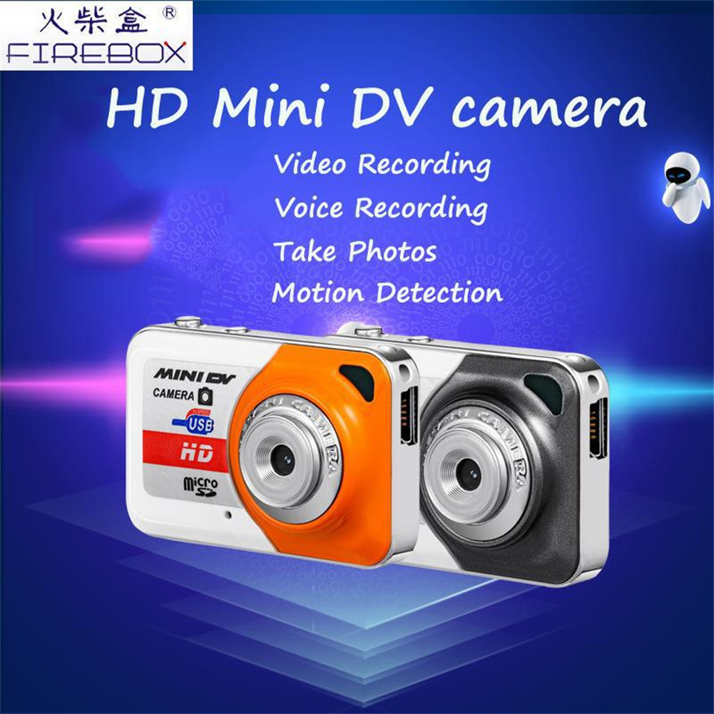 X6 Digital HD Camera Mini Thumb Camera With Keychain Mic Support TF Card DV Cam For Teens Students Kids. 