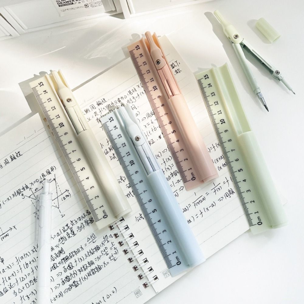 Multifunctional Adjustable Pencil Compass Ruler Unique Design Metal 3 in Compasses Drawing Sketch Geometry Tool Art Design. 