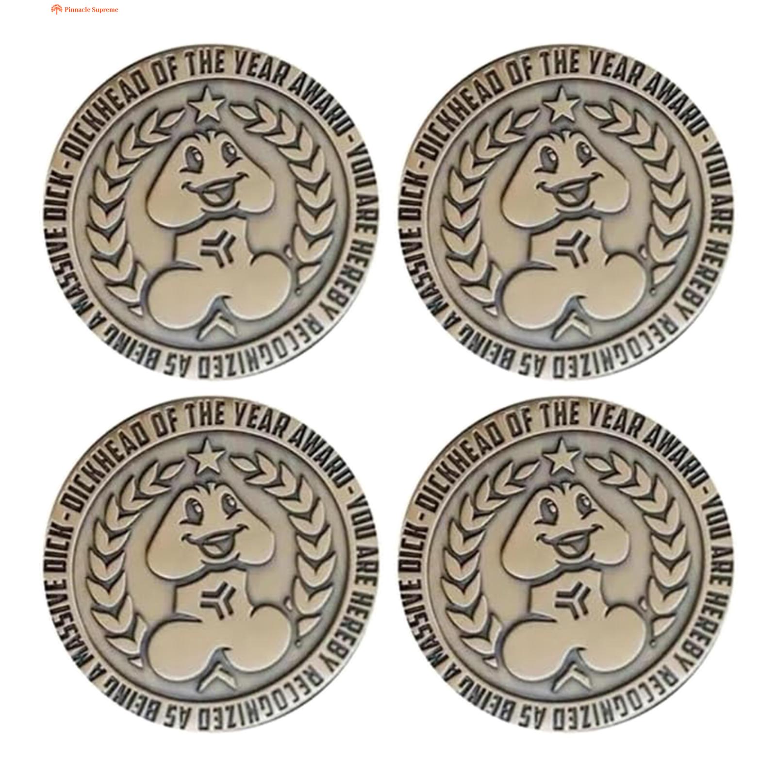Keepsake Coin Official Asshole Challenge Coin Funny Party Gift Exquisite Craftsmanship Unique Design Perfect for Polished Collectible Coin. 