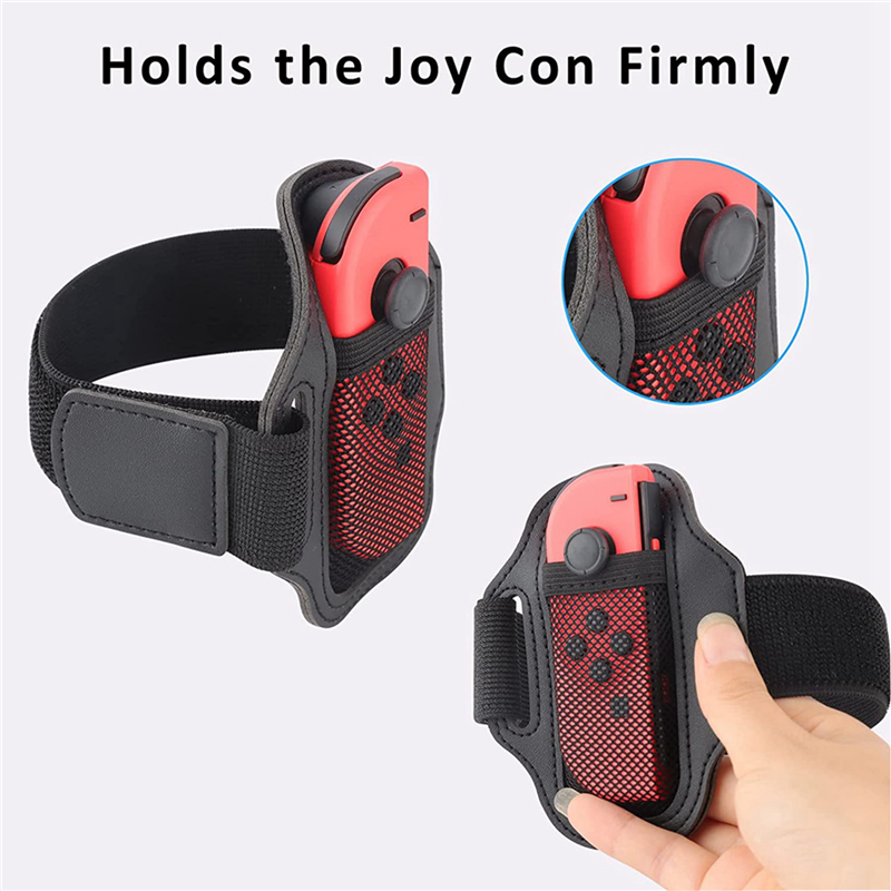 NAMUNY Leg Straps for Nintendo Switch Sports Games,4 Pack Leg Bands for Switch/Switch OLED Joy con Controllers Sports Accessory. 