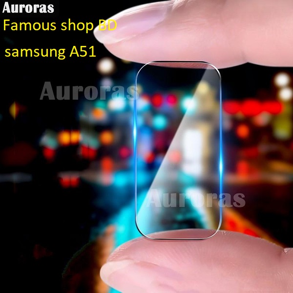 2 in1 Samsung Galaxy A51 Back( Camera Lens Screen Protector +Tempered Glass Protective Glass. 