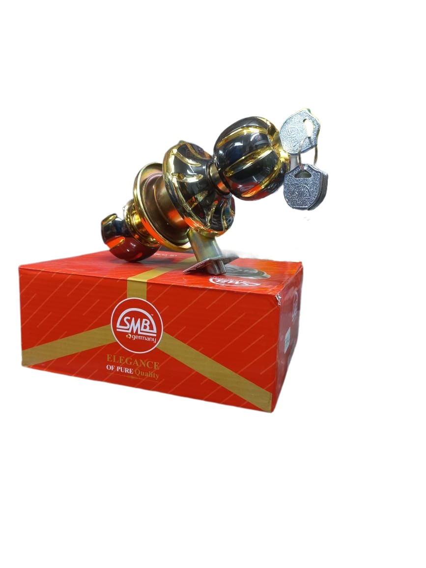 1 pcs Round door lock. GOLDEN color