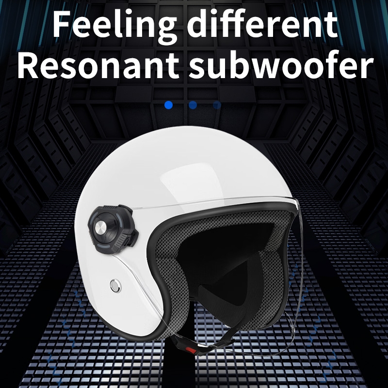 (New)Mucro H2R Helmet Mounted Bone Conduction Bluetooth Speaker. 