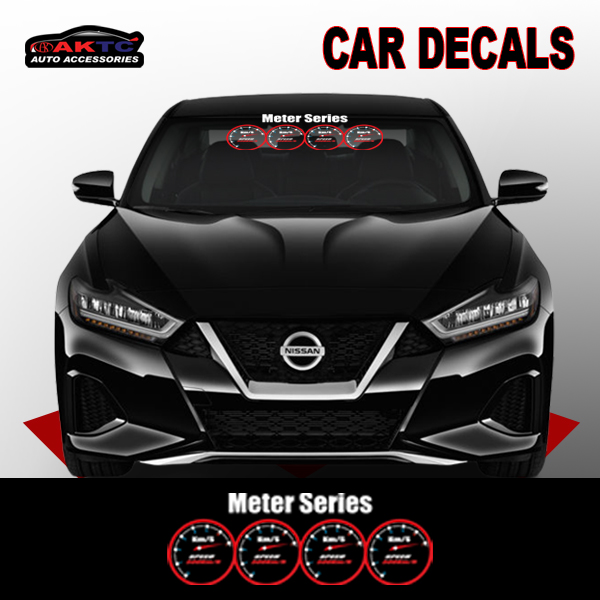 New Design Car Sticker Vinyl CAR Window Sticker Automobiles Accessories Waterproof Vinyl Decal Car Hood Decal Rear Vinyl Side Door Sticker For Car Window body AND GLASS-RED (1 PC)