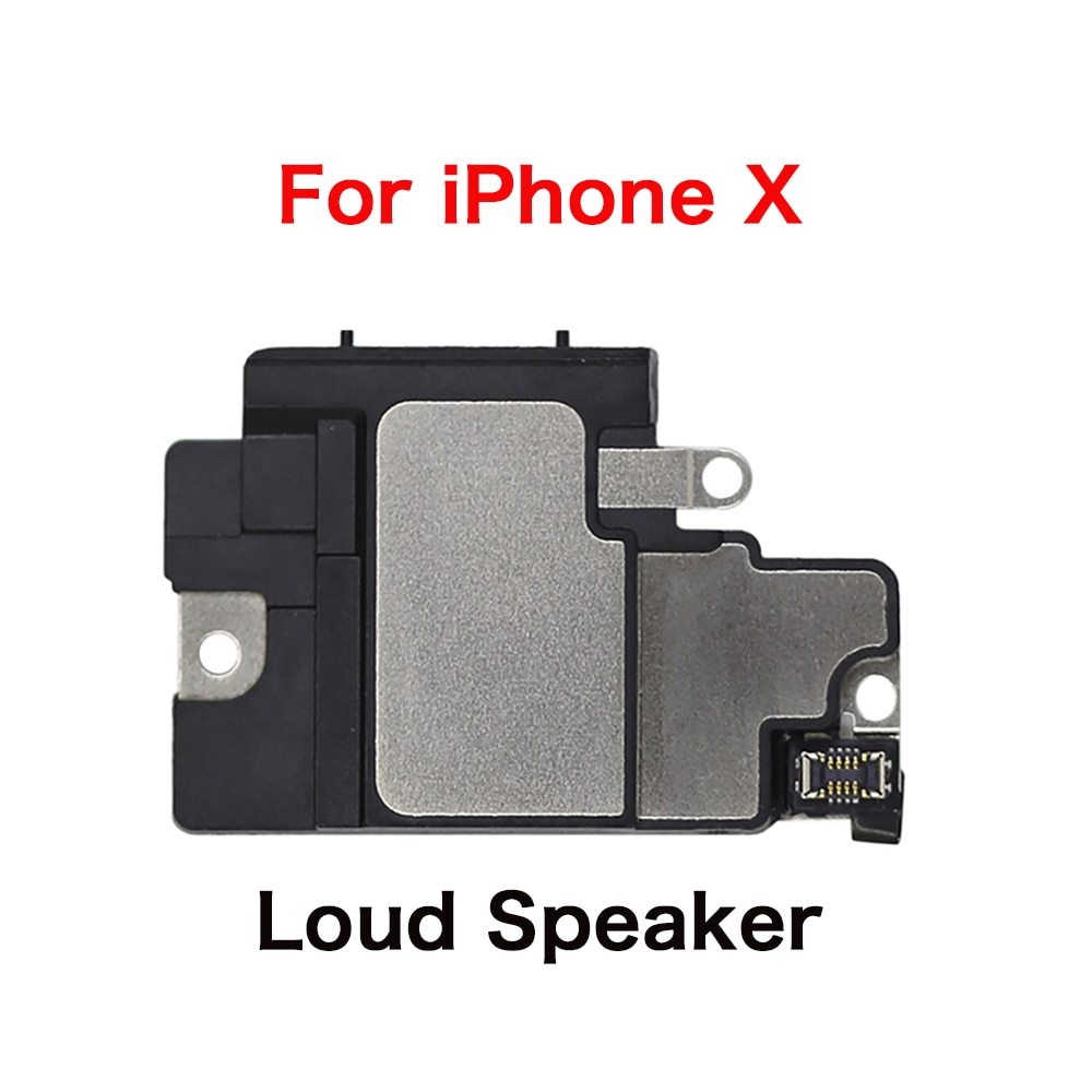 TOP - Bottom Loud Speaker Replacement For iPhone X XR XS Max Ear Speaker With Microphone Flex Cable. 