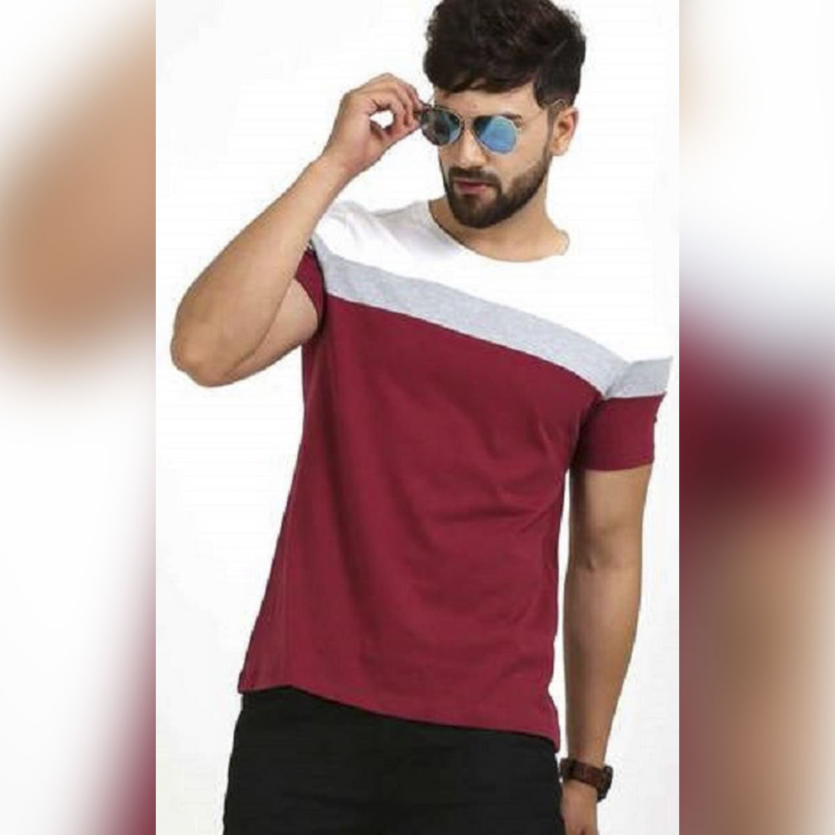 Stylish Short Sleeve T-Shirt for Men HH 