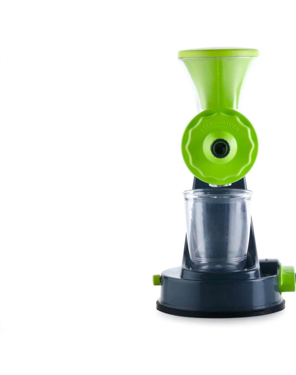 Plastic Hand Juicer Fruit & Vegetable Manual Juicer with Steel Handle, Mini Juicer Machine. 