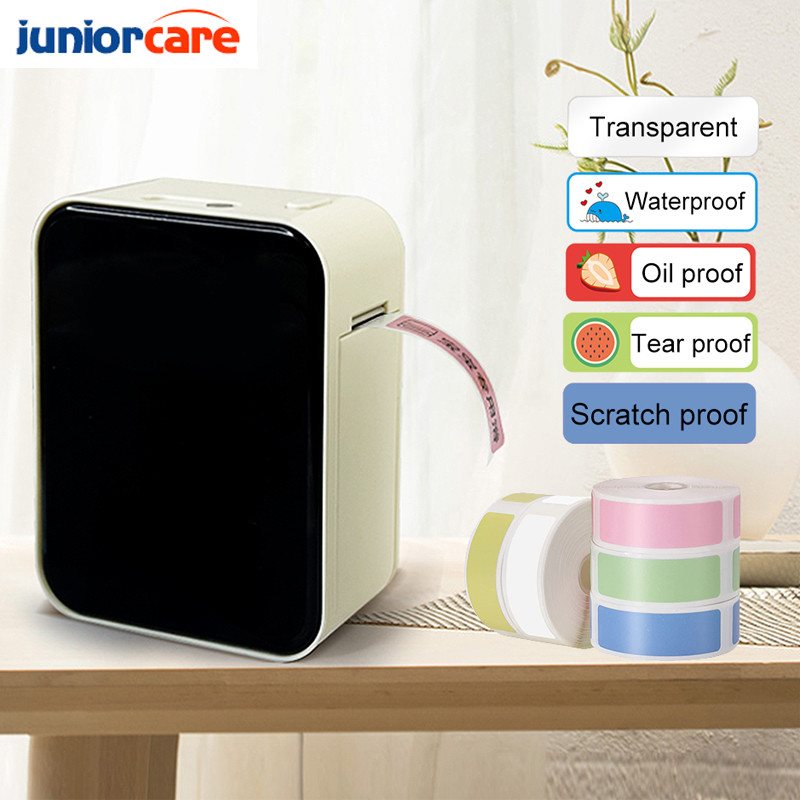 Wireless Label Printer P15 Portable Bluetooth Thermal Label Maker Handheld Mini Machine with Adhesive Label Tape Home Office Use. 