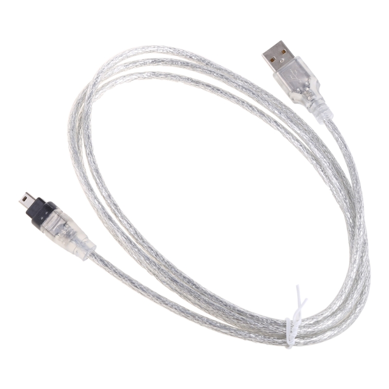 Kabel do transmisji danych USB iEEE 1394 4 Pin na USB Mini wtyczka przewód Firewire do Mini DV. 