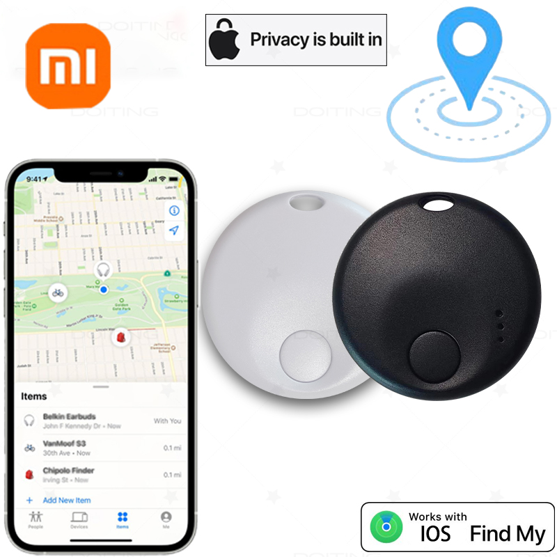 XIAOMI New Mini Smart AirTag Bluetooth Portable Tracker Works with Apple Find My Item Locator for Kids Pets Key Luggage Backpack