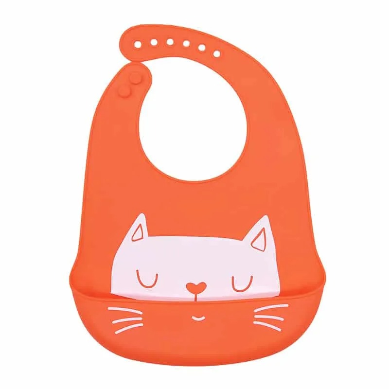 Silicon Baby Bibs, Socub Social Waterproof Silicon Bibs, Bpa Free, With Food Catcher Pocket, Sage, Ether. 