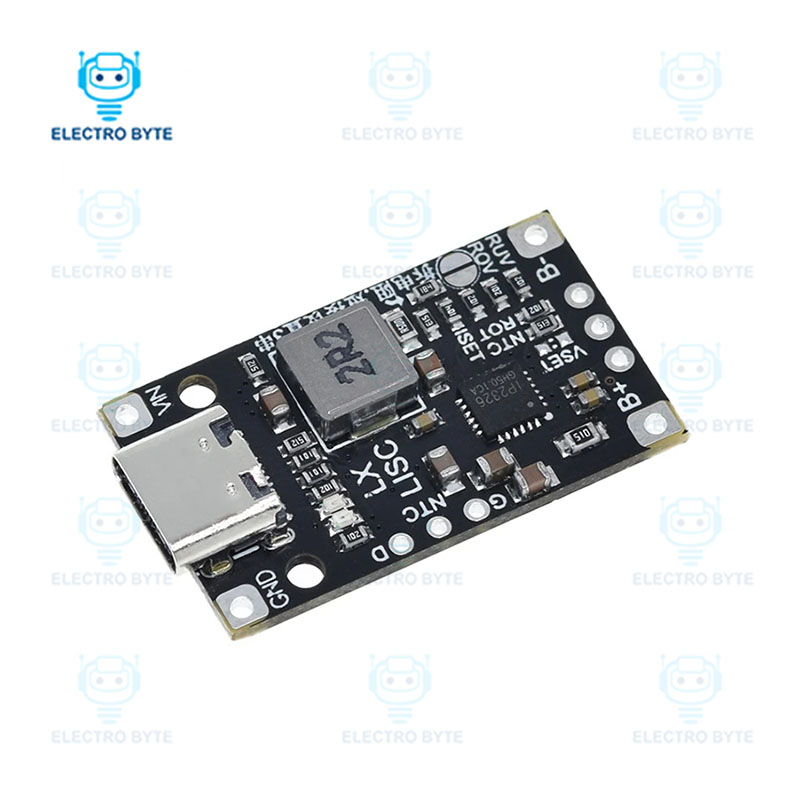 Type-C USB 2S/3S 15W 8.4V 12.6V 1.5A Lithium Battery Charging Boost Module With Balanced Support
