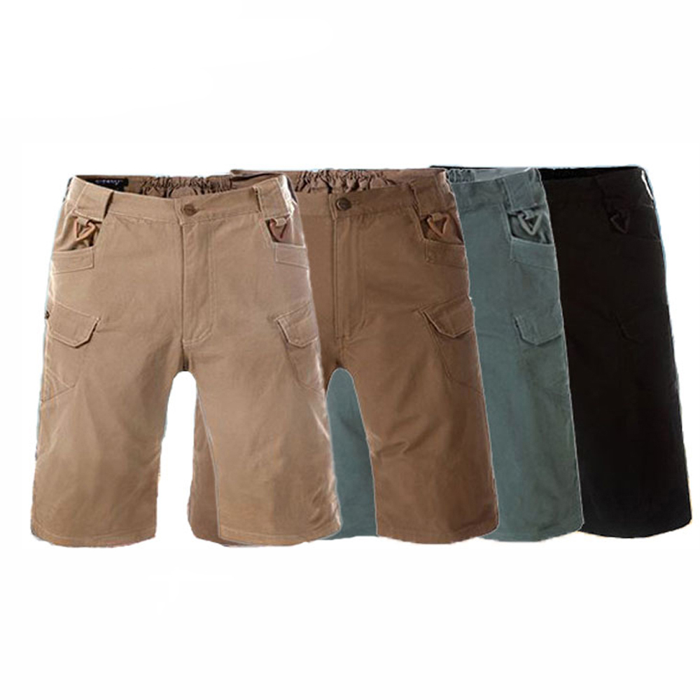 Summer military city tactics shorts mens stretch outdoors Sports climbing shorts-Green. 