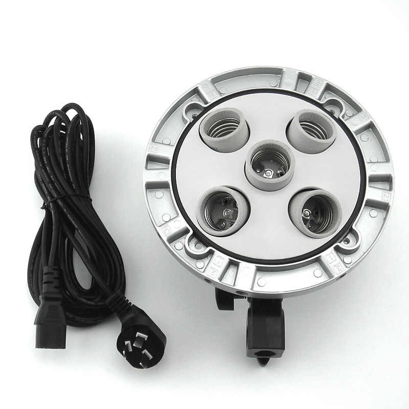 Godox Tl-5 5In1 Bulb Head Multi-Holder Tricolor - Light Stand - Softbox 60 by 60Cm Camera Photography Lighting 2Pcs Set. 
