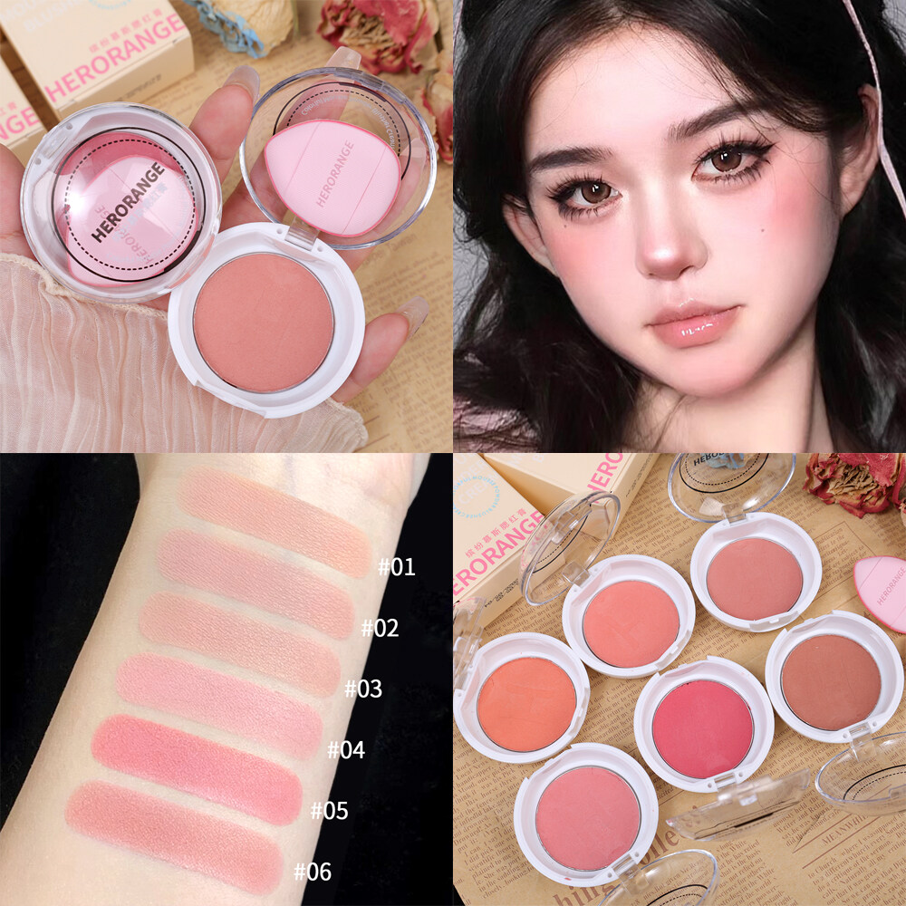 Mochi Poke Cheek Red Mud Natural Matte Soft Mist Monochrome Expanded Color Blush Paste