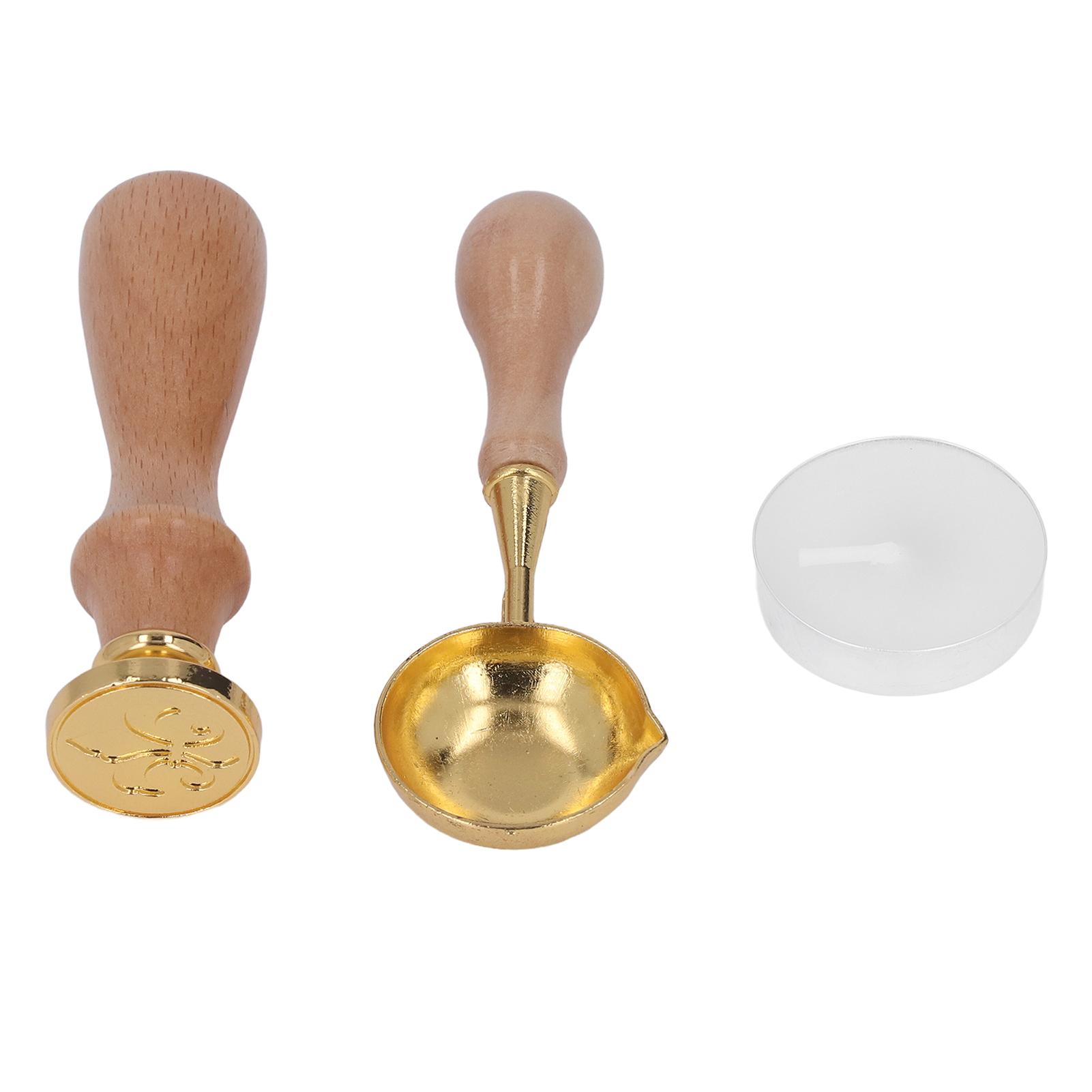 Letter Sealing Wax Kit, Clear Pattern Wax Stamp Kit for Invitation for Party. 