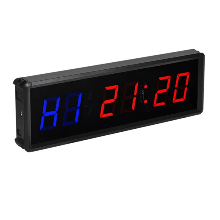 Gym Timer with Remote 1.8inch Clock for Home Gym LED Wall Mount  Countdown/Up Timer for Sports Training --US Plug: Buy Online at Best Prices  in Bangladesh | Daraz.com.bd