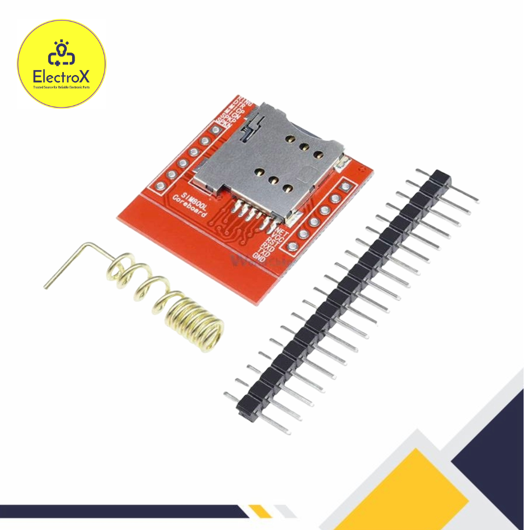 SM800L Module with Antenna & pin -mini Type Networking system for students Projects. 