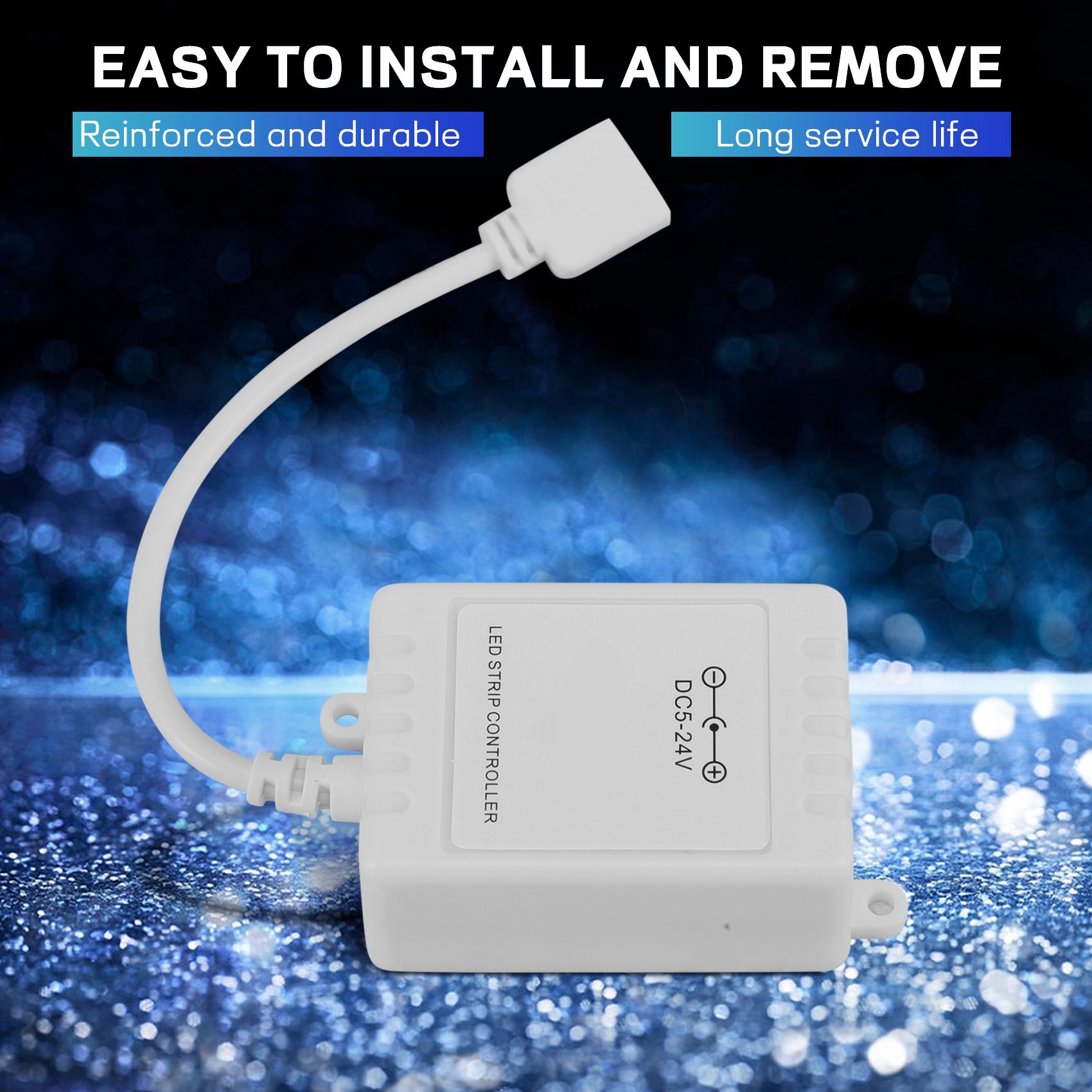 Tuya Zigbee Smart Led Controller RGB for Light Strip 5V-24V Compatible ZHA Zigbee2MQTT Tasmota Alexa Home. 
