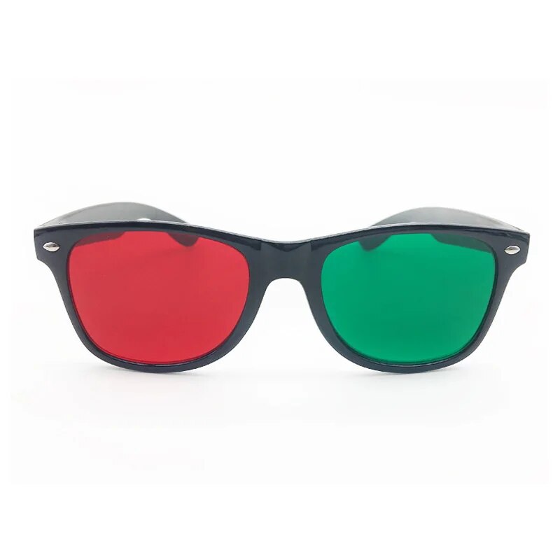 1pcs Professional Green Red Filter Glasses Blue Red Eyeweare Visual Function Test Tool For Amblyopia Training D03. 