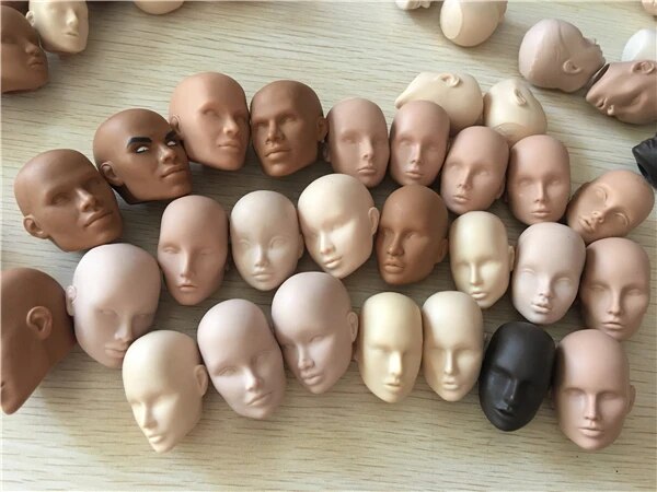 Original IT Integrity Doll Head Poppy Parker Adele Elise Veronique Practice Make Up Bald Heads Doll Accessories. 