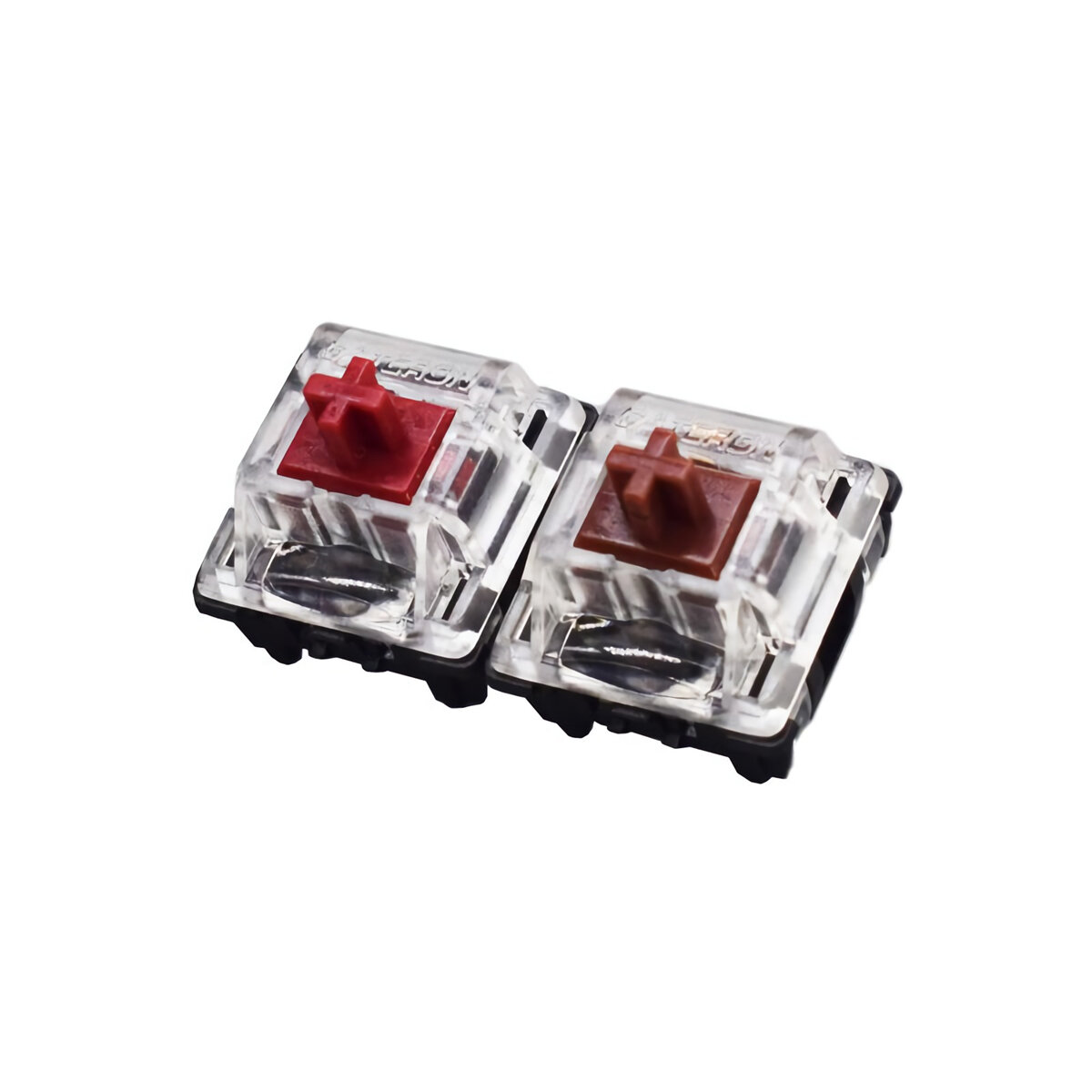 70Pcs/pack Gateron Optical Switch Linear Clicky Switch Keyboard Switch for Optical Mechanical Gaming Keyboards-Red Switch. 