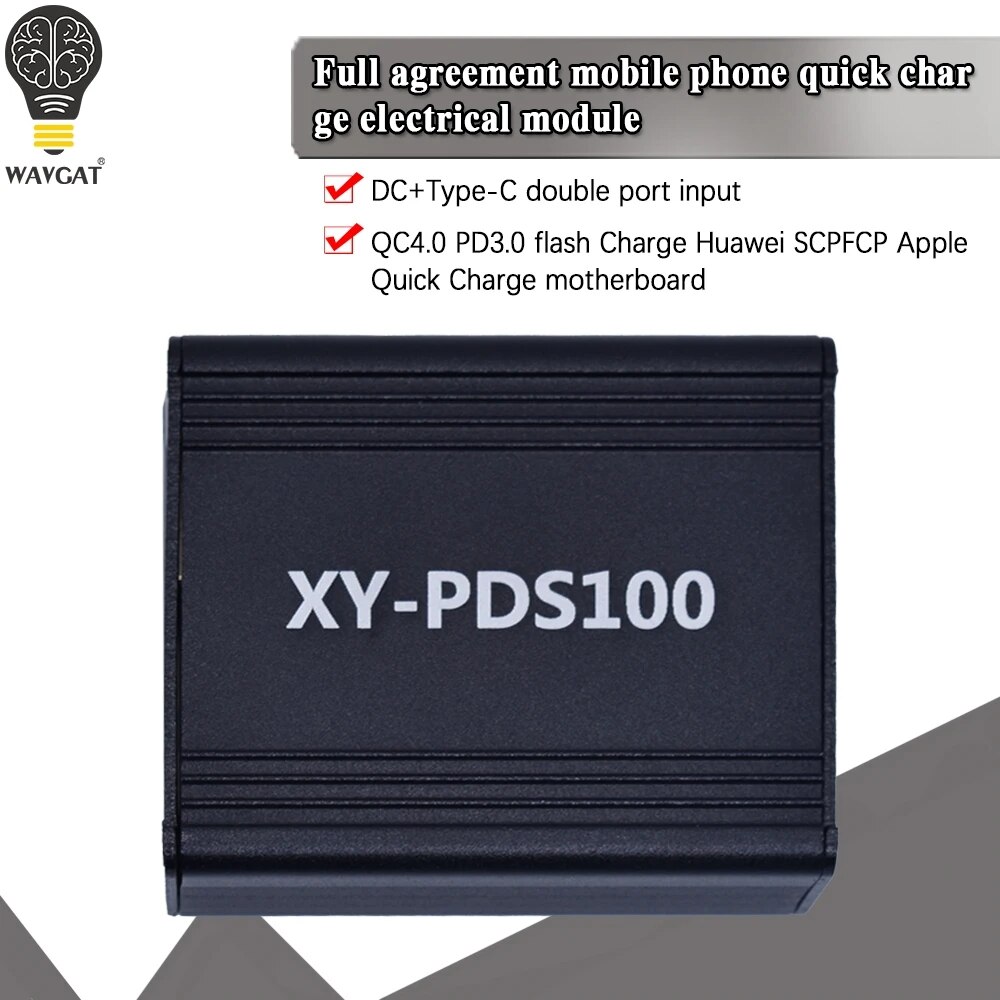 DC12-28V 100W PD Car Charger Desktop Dual Port VOOC PD3.0 Flash Charge QC4+Step Down Module for Huawei SCP/FCP Apple PD Qualcomm