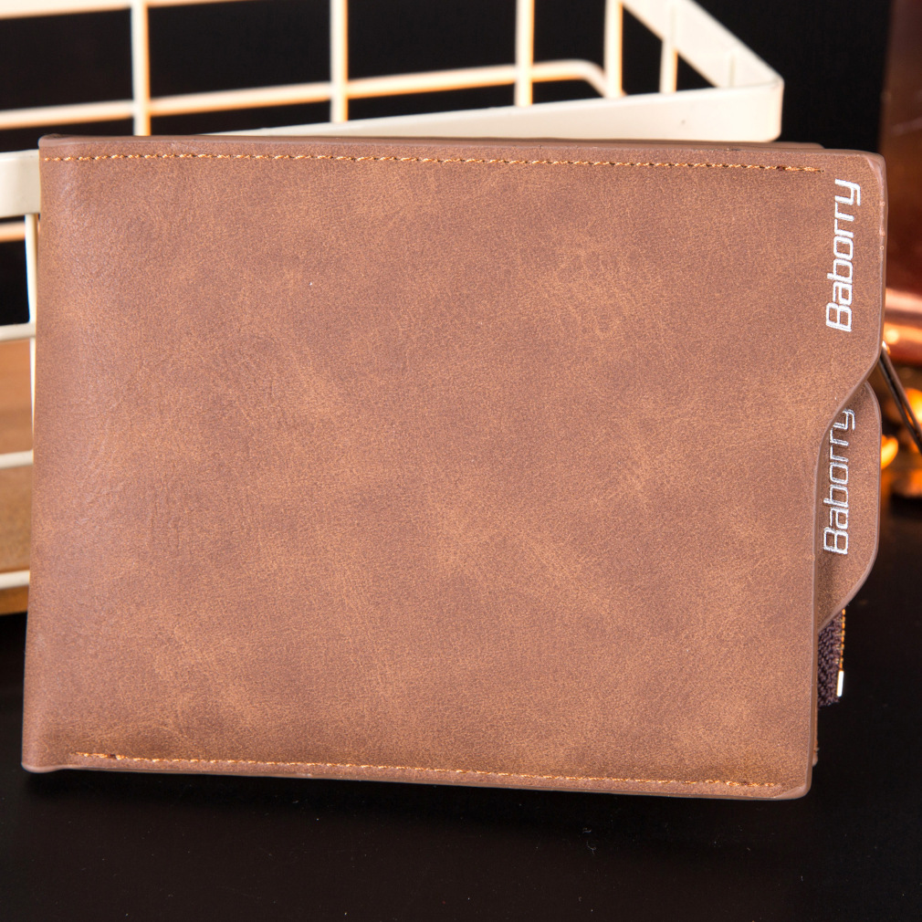 RFID anti-magnetic and anti-RFID men's new wallet card holder short wallet coin bag AliExpress