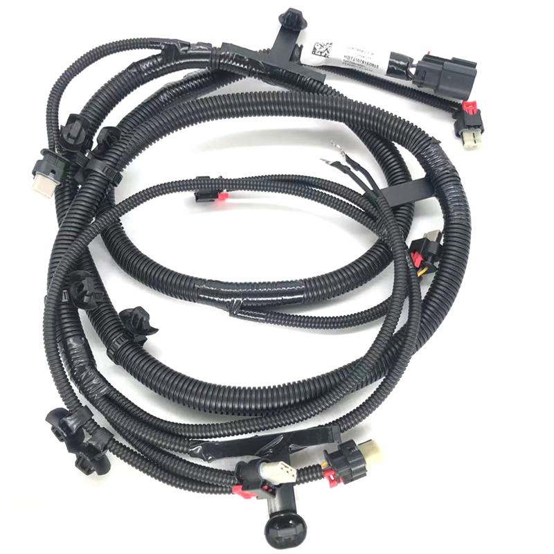Car Front Bumper Reversing Radar Wiring Harness 2067958-01-B Without Fog Light Interface Accessories for Tesla Model 3 2021-2023. 