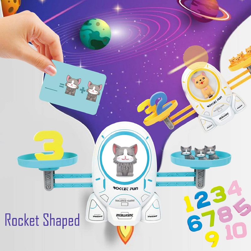 Balance Math Educational Toys Games for Kids Preschool Activities Learning Toys for Toddler Boys Girls(B). 
