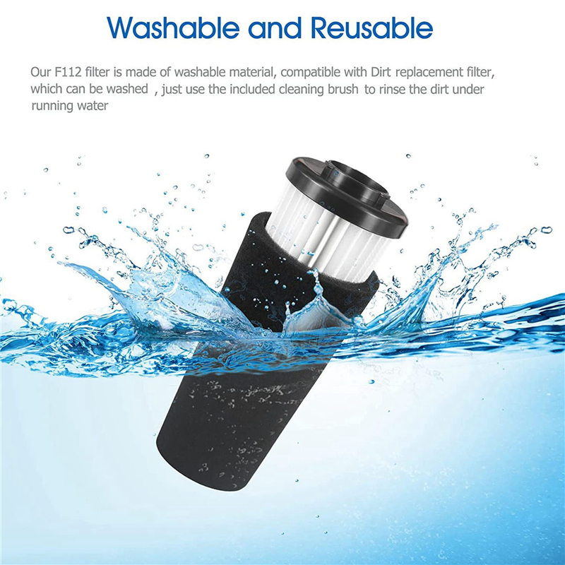 F112 Filter Replacement Spare Parts Foam Filter for Dirt Devil Upright Vacuum Cleaner UD70174 UD70174B UD70164 UD70182 UD20124. 