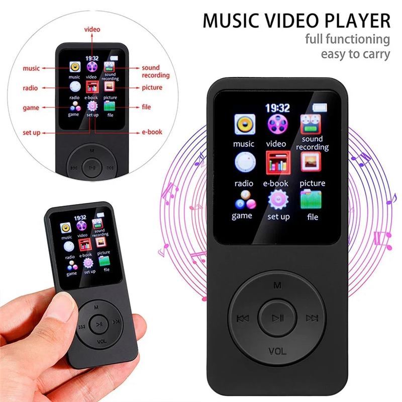 32G Bluetooth Mp3 Player Fast Charging Bluetooth Version Music Player. 