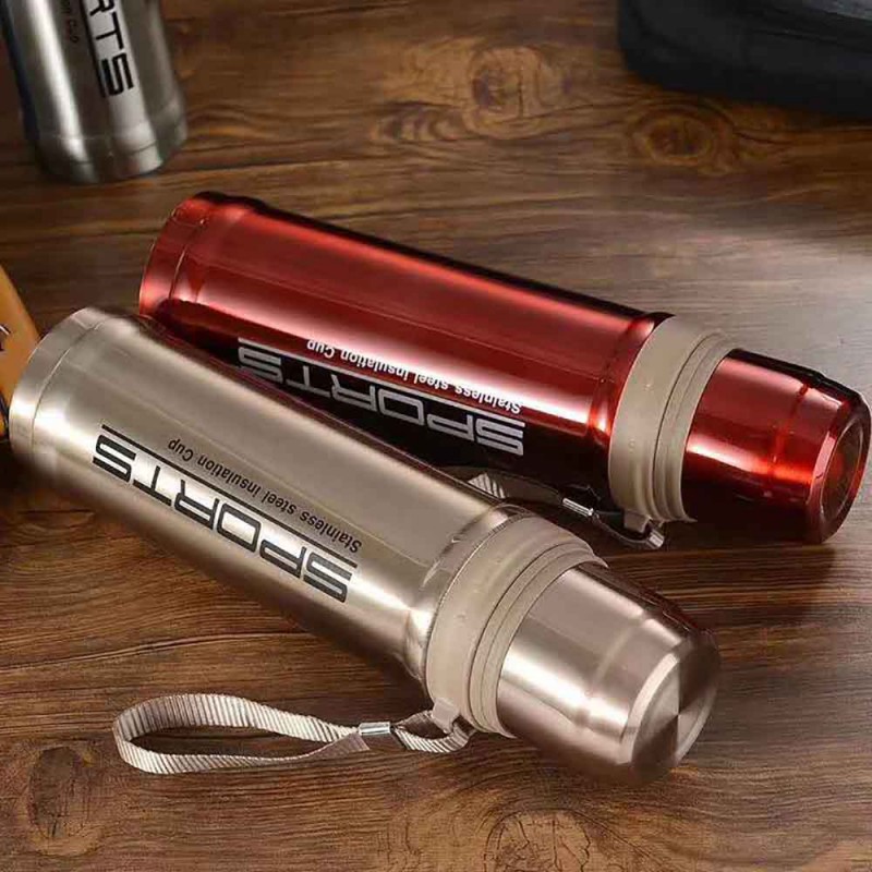 750ml Sports stainless Steel Insulation Cup Thermos Water Bottle