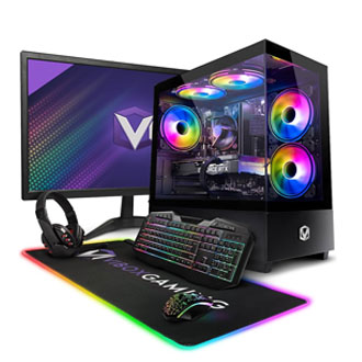 Intel Core i7 Ram 8Gb Hdd 500GB SSD 120GB Graphics 4GB | Internal + External | Gaming Pc 64 Bit - 19 Inch Monitor - Gaming Full Set New Desktop Computer