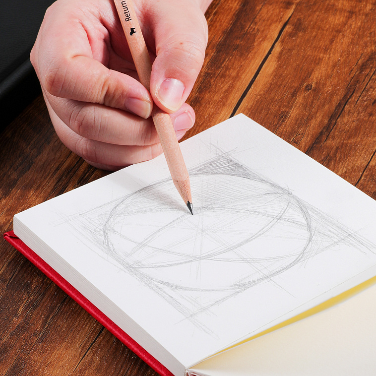 PAPERTREE EC285-BK Sketch Book - 40 Sheets. 