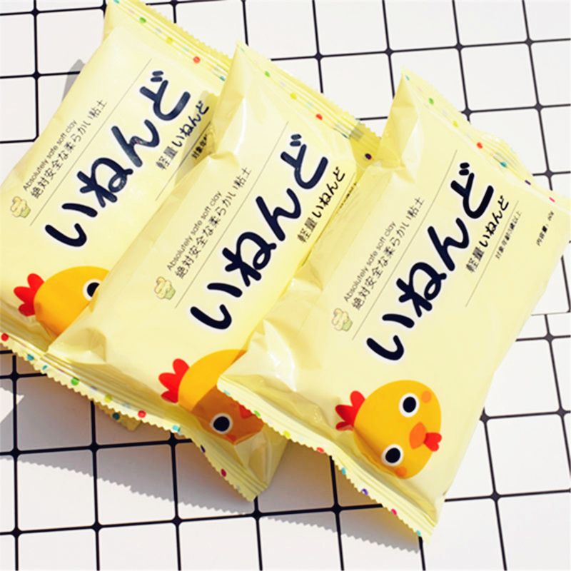 【happy one】1 Piece Chicken Soft Clay Lightweight Air Dry Ultralight Clay Mud Kids Toy Chicken White. 