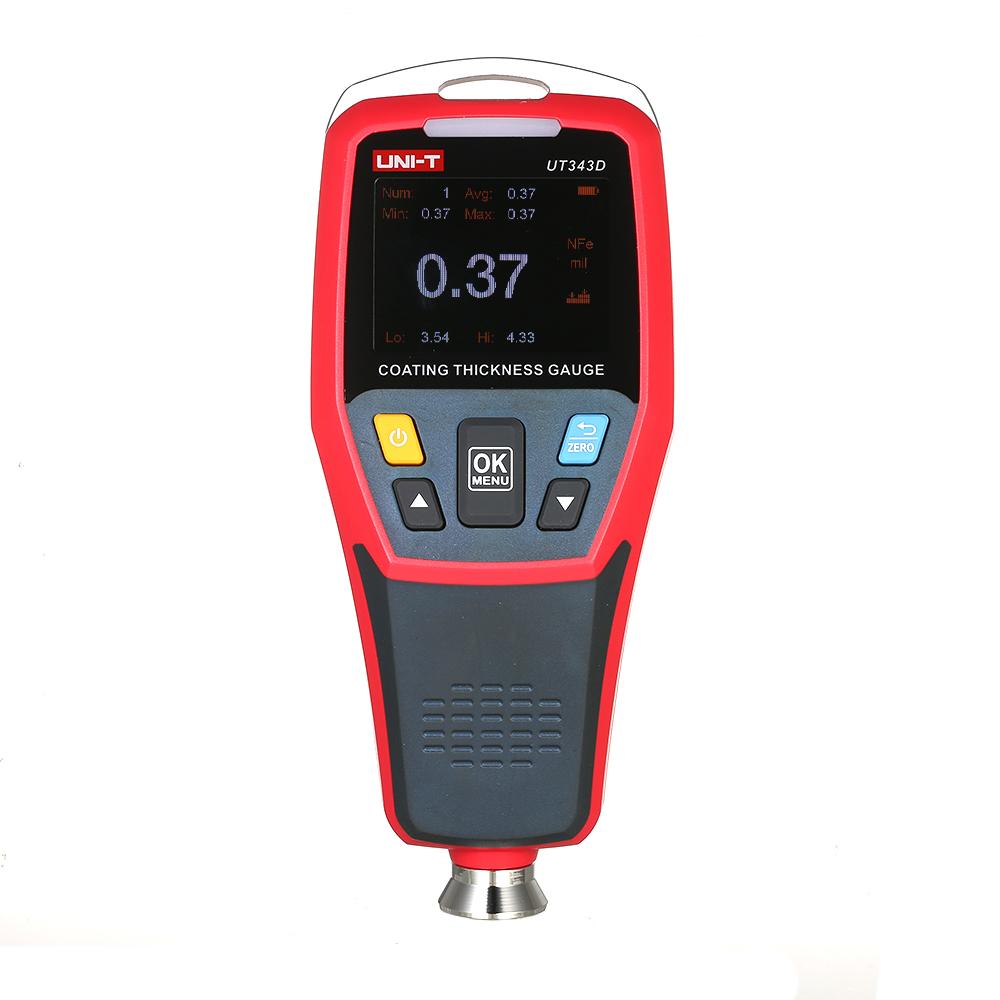 KOGEEK UNI-T UT343D Digital Coating Gauge Meter Thickness Tester with USB Data Function Car Detector Automotive Coating Refinishing Cars Paint Tester Meter. 
